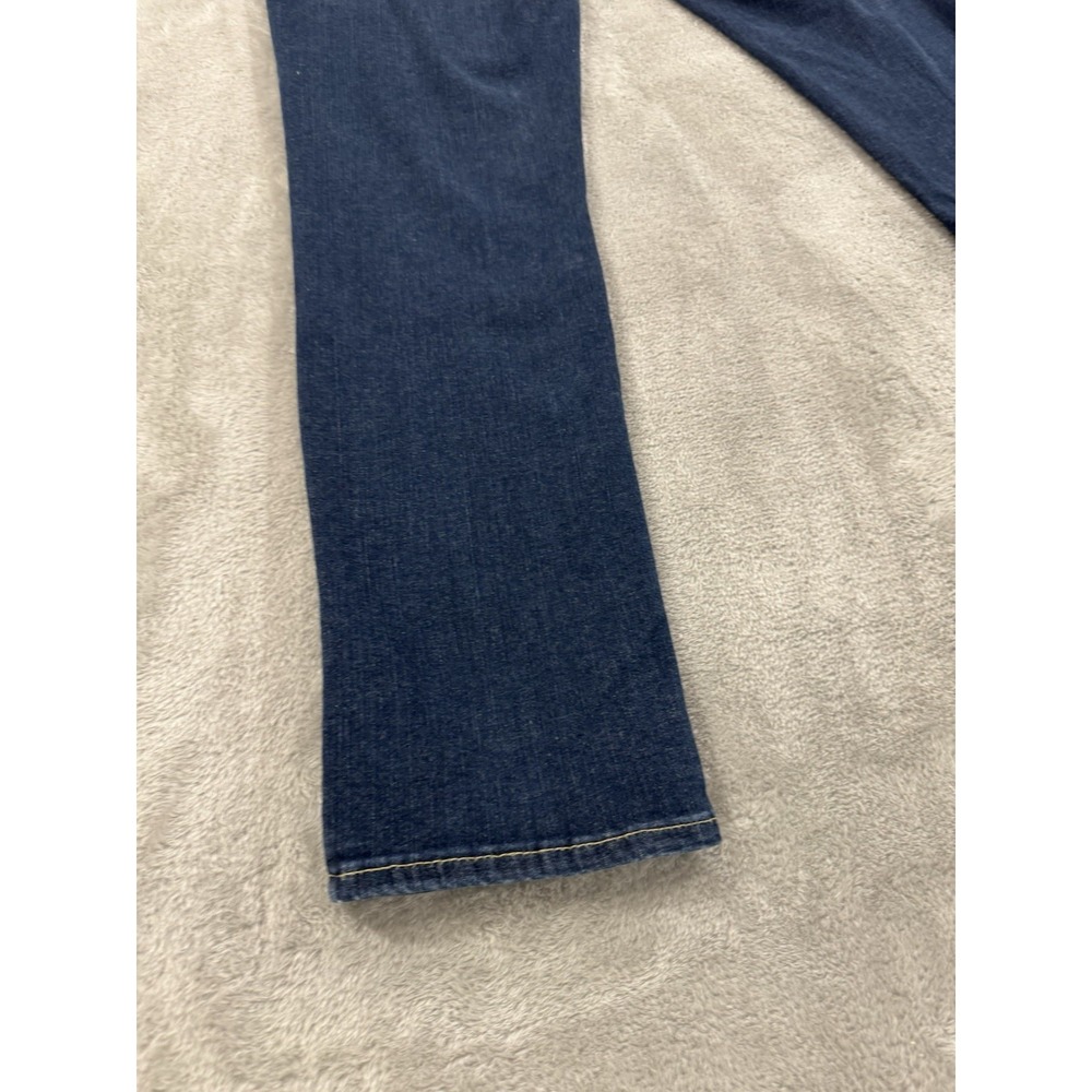 Levis Jeans Womens W30 L30 Skinny Comfort Stretch Whiskered Mid Rise Dark‎ Blue - Picture 10 of 16